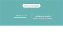Tablet Screenshot of abhigaail.com